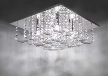 Orella 5-Light Crystal Flush Polished Chrome