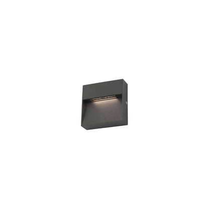 Yukon Outdoor LED Wall Light Eyelid Anthracite