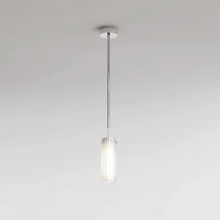 Ottavino Glass Pendant Polished Chrome