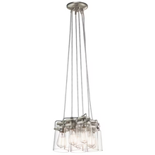 Brinley 6-Light Clear Glass Pendant