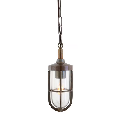 Owel A Nautical Brass Pendant Light IP65
