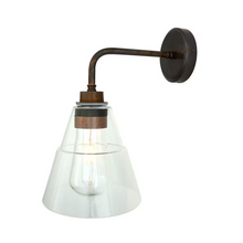 Kairi Modern Glass Bathroom Wall Light IP65