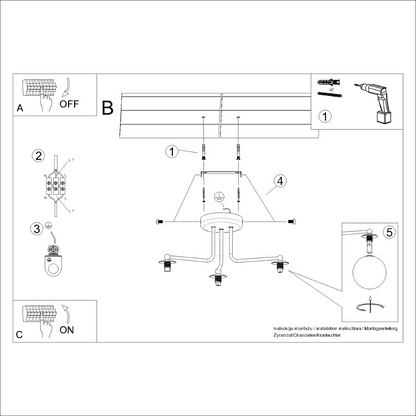Astral 3 Chandelier