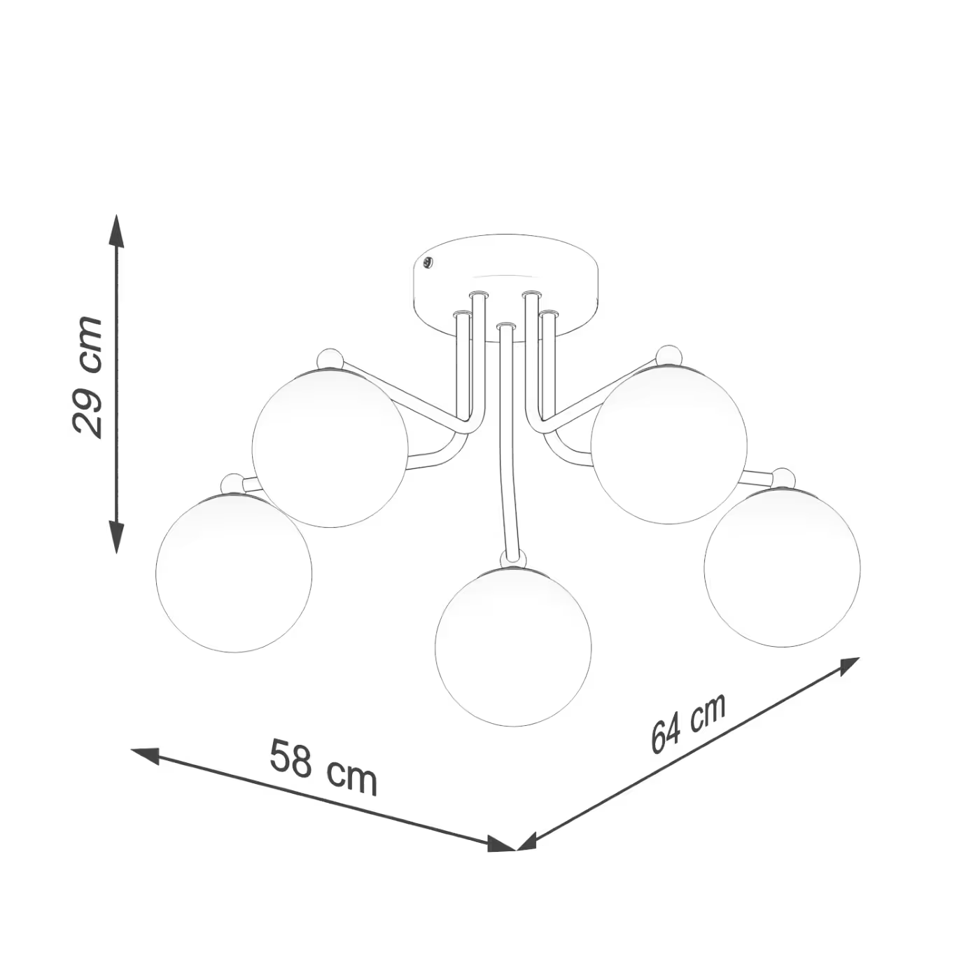 Astral 5 Chandelier