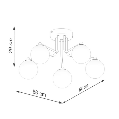 Astral 5 Chandelier
