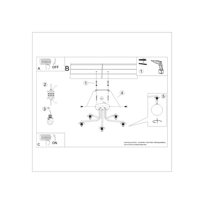 Astral 5 Chandelier