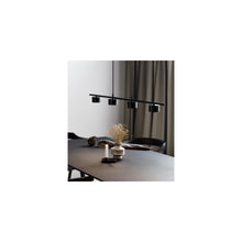 Clyde 4-Rail LED Pendant Black