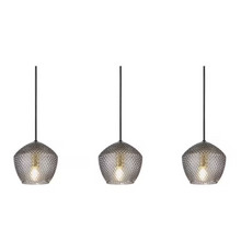 Orbform 3-Light Pendant Smoke