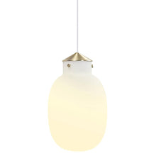 Raito 22 Oval Pendant Brass