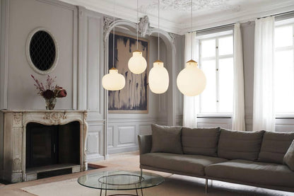 Raito 22 Oval Pendant Brass