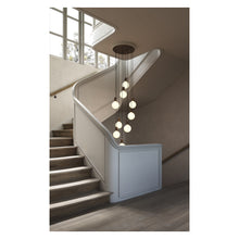 Nine Pendant with Sphere IV Bulbs