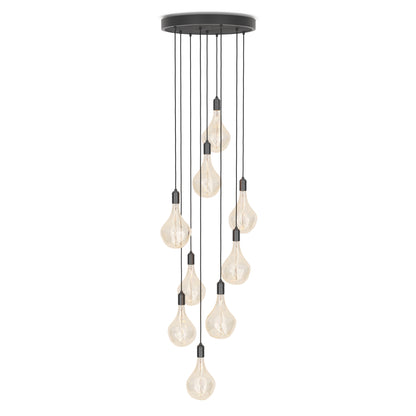 Nine Pendant with Voronoi II Bulbs