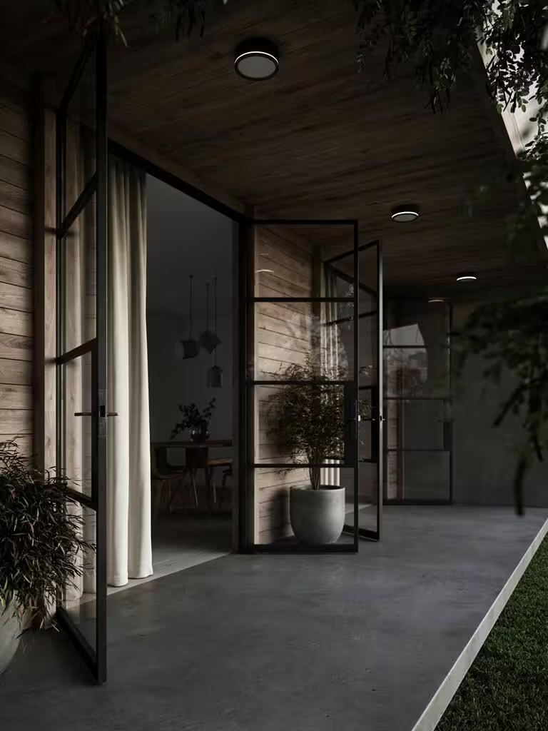 Ava Outdoor LED Wall/Ceiling Light