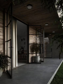 Ava Outdoor LED Wall/Ceiling Light