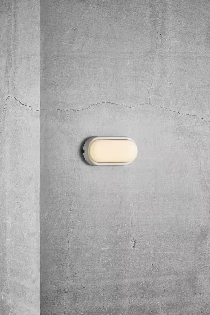 Cuba Energy Oval Outdoor LED Wall Light