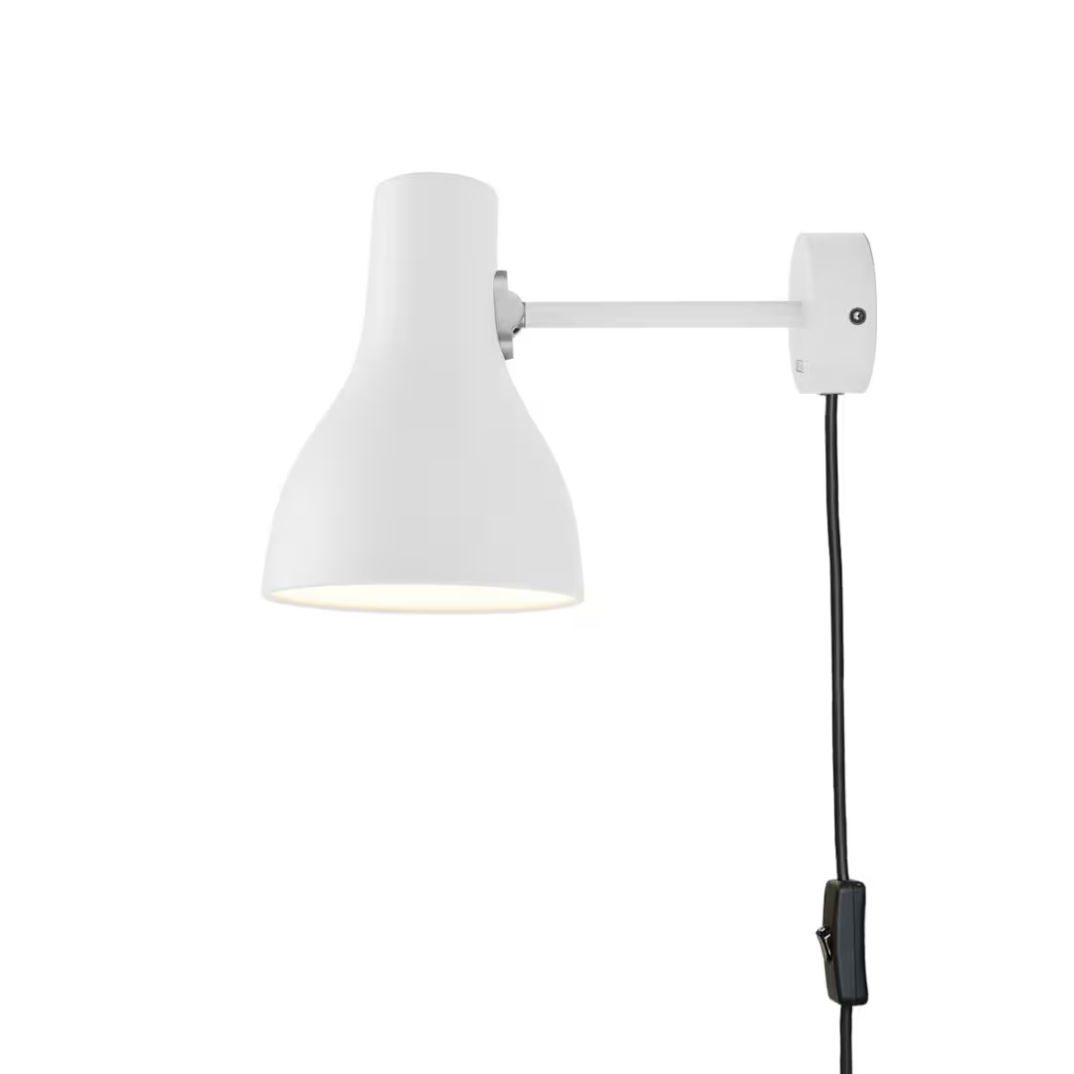 Type 75 Wall Light with Cable, Switch & Plug