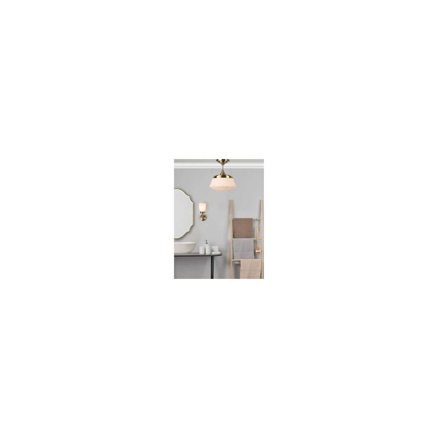 Cadence Opal Glass Flush Mount