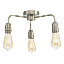 Dar Kiefer Three-Light Semi-Flush Ceiling Light