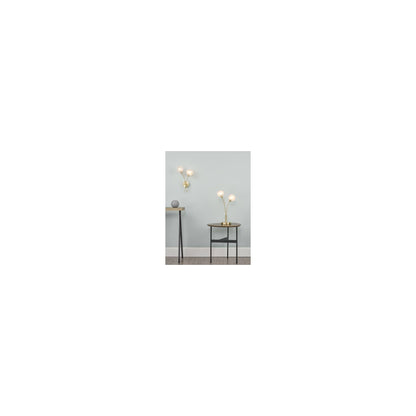 Avari 2-Light Table Lamp Satin Brass