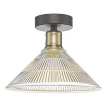 Boyd 1-Light Flush Mount Antique Brass