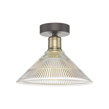 Boyd 1-Light Flush Mount Antique Brass