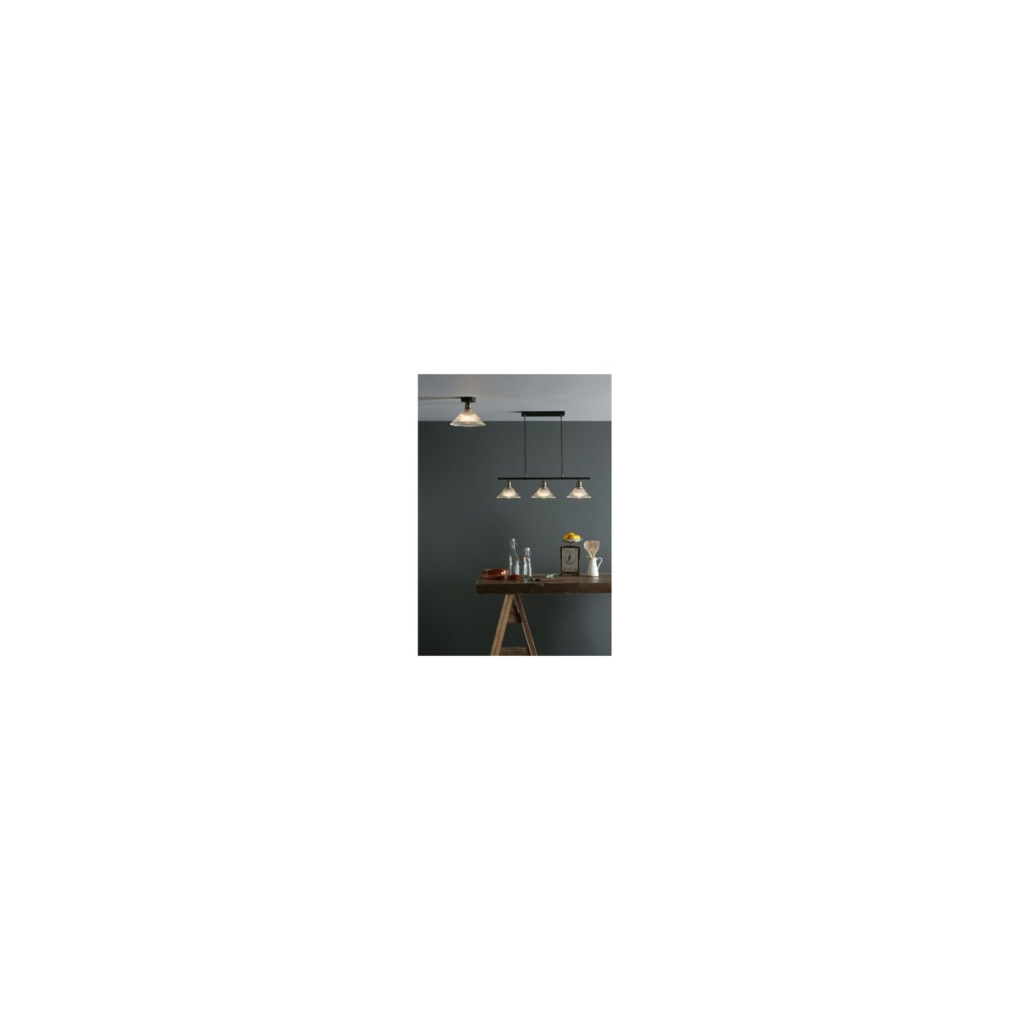 Boyd 1-Light Flush Mount Antique Brass