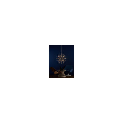 Exodus 8-Light Pendant Polished Chrome with Crystal