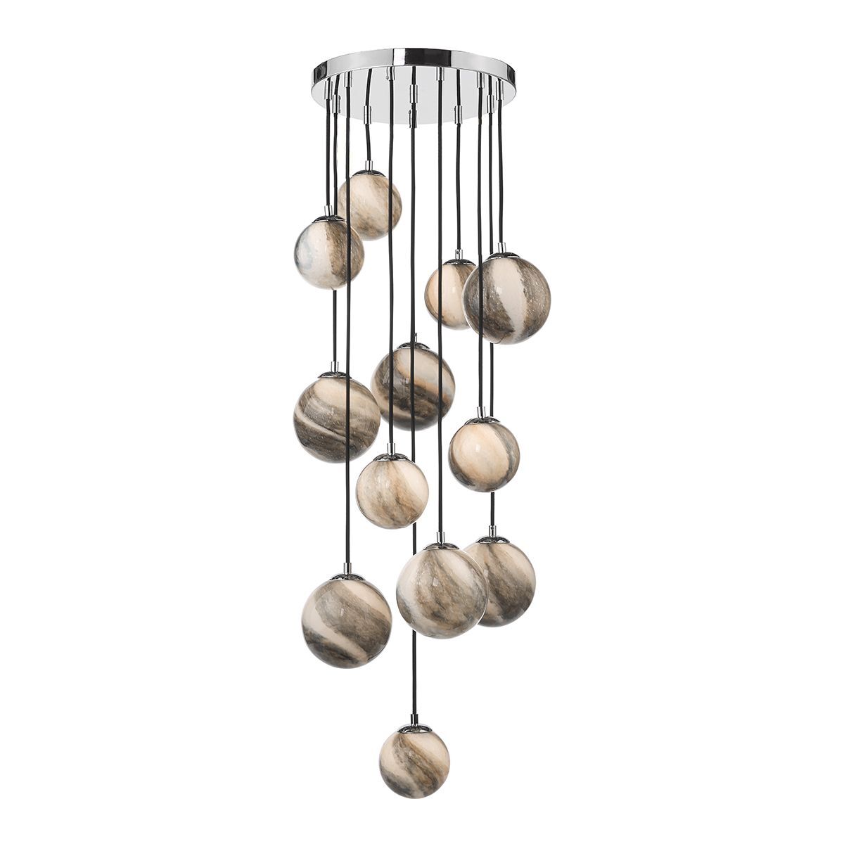 Dar Mikara 12 Light Cluster Pendant