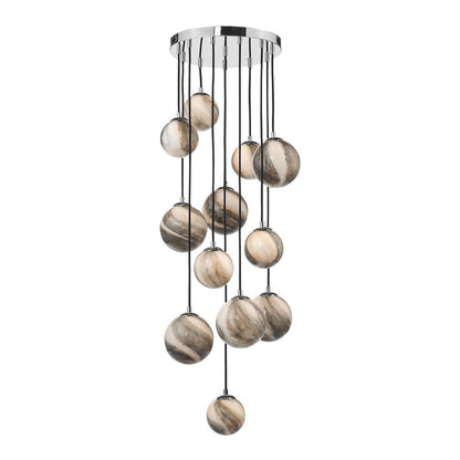 Dar Mikara 12 Light Cluster Pendant