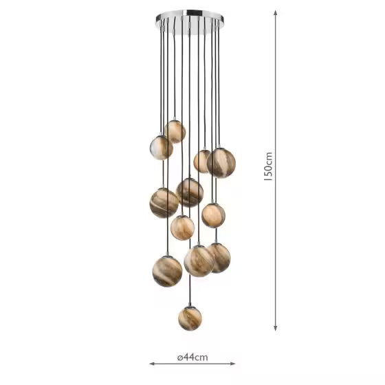 Mikara 12-Light Cluster Pendant