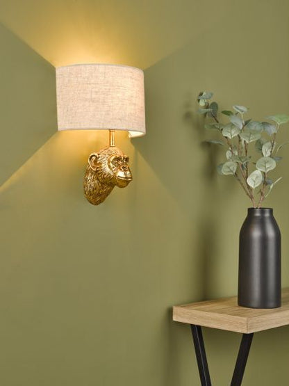 Dar Raul Monkey Wall Light