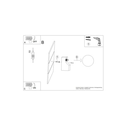 Bulbo Wall Light in Natural Wood