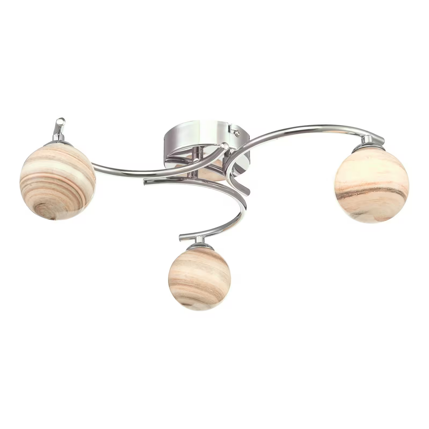 Atiya 3-Light Semi-Flush