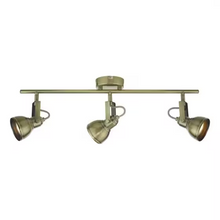 Fothergill 3-Light Bar Ceiling Spotlight Antique Brass