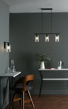 Miu 3-Light Bar Pendant Matt Black