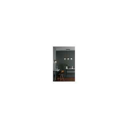 Miu 3-Light Bar Pendant Matt Black