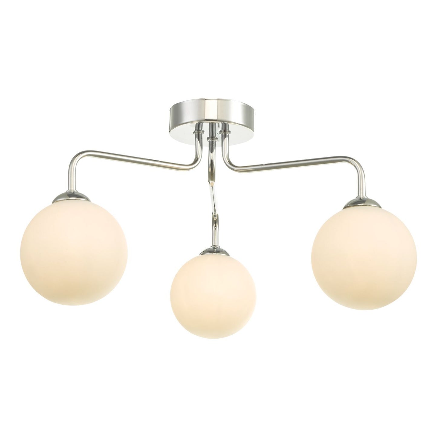 Dar Feya 3-Light Semi-Flush Ceiling Light