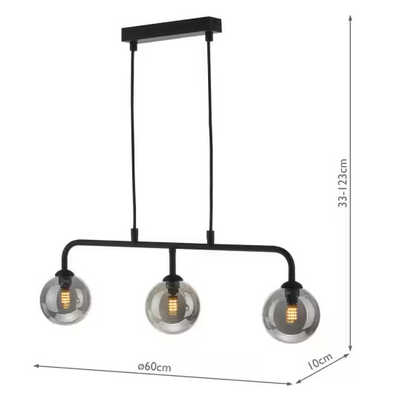 Feya 3-Light Bar Pendant