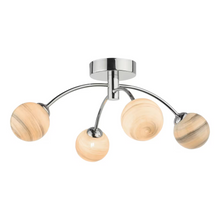 Izzy 4-Light Semi Flush