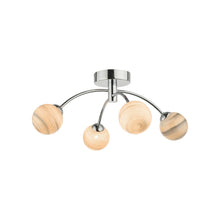Izzy 4-Light Semi Flush Polished Chrome