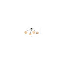 Izzy 4-Light Semi Flush Polished Chrome