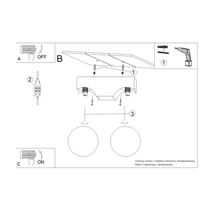 Bulbo 2 Ceiling Light