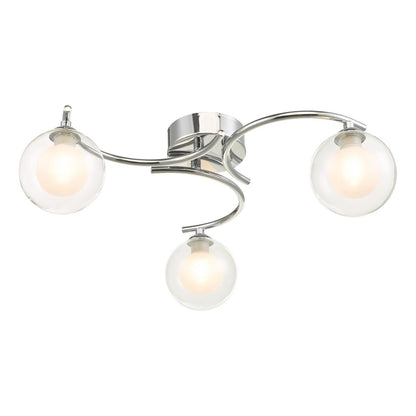 Dar Nakita 3-Light Semi-Flush Ceiling Light