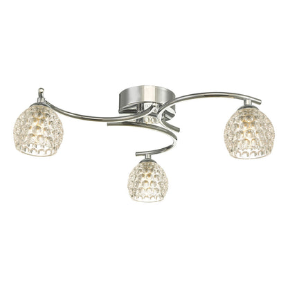 Dar Nakita 3 Light Semi-Flush Ceiling Light