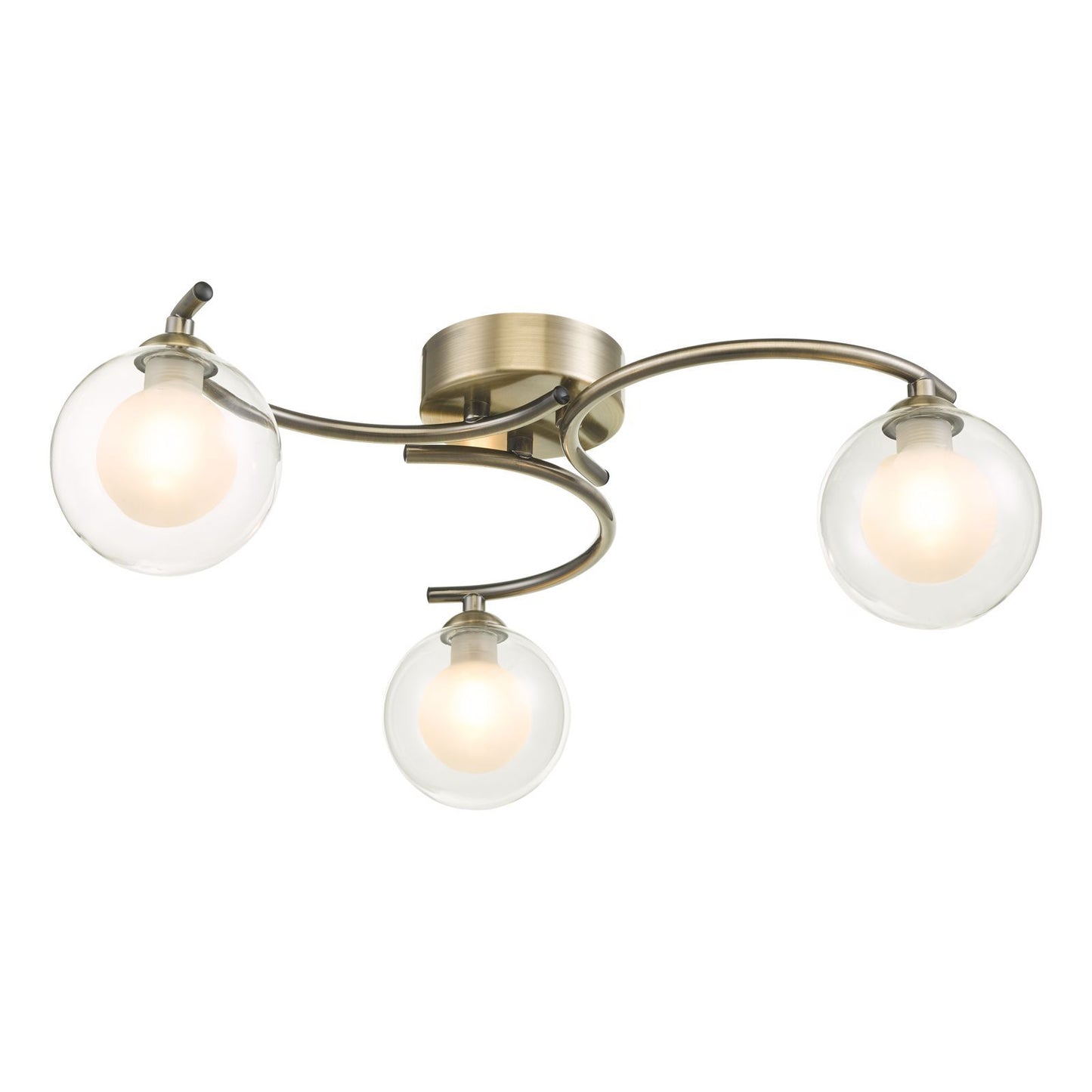 Dar Nakita 3-Light Semi-Flush Ceiling Light