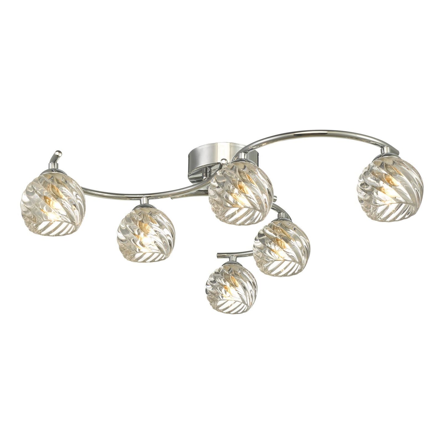 Dar Nakita 6-Light Semi-Flush Ceiling Light