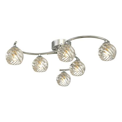 Dar Nakita 6-Light Semi-Flush Ceiling Light