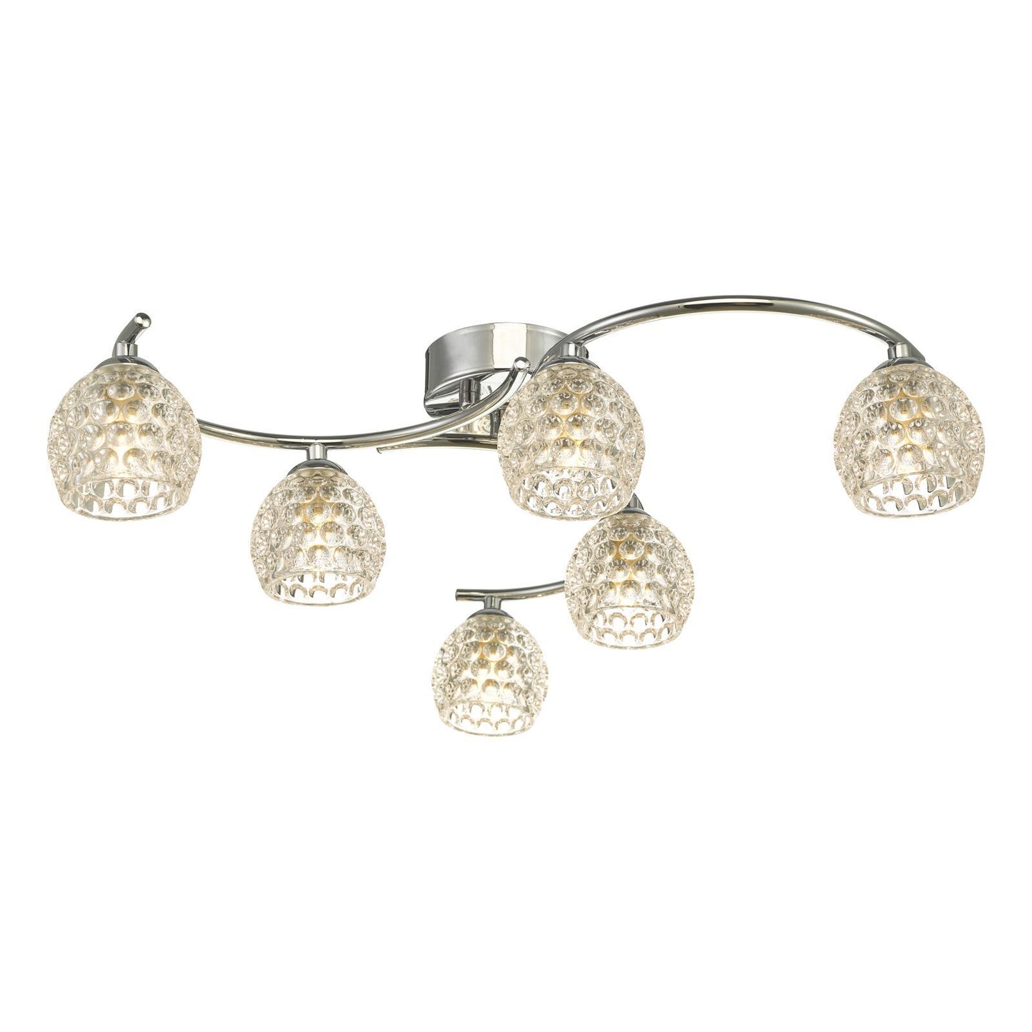 Dar Nakita 6-Light Semi-Flush Ceiling Light