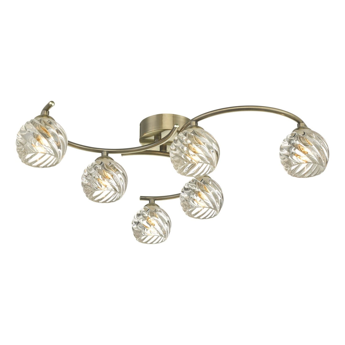 Dar Nakita 6-Light Semi-Flush Ceiling Light