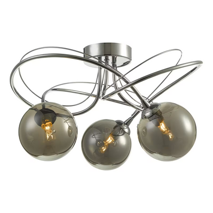 Onawa 3-Light Semi Flush
